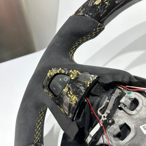 <span class=keywords><strong>Volant</strong></span> de course en fibre de carbone forgé or pour Renault <span class=keywords><strong>Clio</strong></span> 4 avec écran LED, vente directe d'usine pour <span class=keywords><strong>volant</strong></span> <span class=keywords><strong>Clio</strong></span> 4 RS, nouveau - Product Image 5