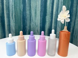 Botol minyak Serum kaca kustom, 15ml 20ml 30ml 50ml ukuran dengan tutup sekrup penyegel untuk perawatan kulit minyak esensial - Product Image 6