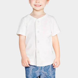 Maillot de baseball 100% coton personnalisé pour adulte avec impression personnalisée Caractéristiques antibactériennes et à séchage rapide Chemises unisexes - Product Image 1