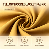 Veste décontractée pour homme 100% polyester, col montant, fermeture éclair sur le devant, vêtement léger idéal pour un usage quotidien et les courts séjours en plein air