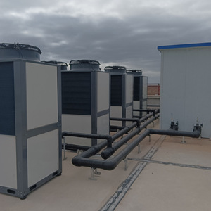Système de pompe à chaleur air-eau pour eau chaude à 65 degrés pour l'industrie des semi-conducteurs, R-410A, 380 V, métal, économie d'énergie - Product Image 3