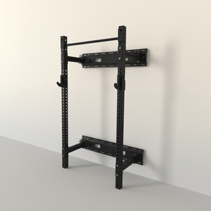 Rack de squat pliable en acier de calibre 11 durable, équipement de gym multifonctionnel - Product Image 1