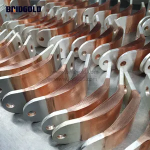 120A New energy car copper flexible bus bars Flexible copper busbar laminated foils connector China factory