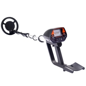 Detector de Metales con Bobina de Búsqueda de 12 cm, Plástico Negro y Rojo, Impermeable, para Adultos, Buscador Subterráneo con Pantalla Digital - Product Image 1