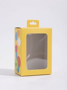 Custom Printed Shop Supermarket Retail <b>Gift</b> Paper Cardboard Carton Box Children Kids Toys Packaging <b>Boxes</b> with <b>Clear</b> Window - Product Image 1