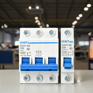 CHINT DZ47-60 Type C 1P2P10A 25A-60A 20A <span class=keywords><strong>16A</strong></span> 6kA พลาสติกป้องกันสำหรับครัวเรือนแม่พิมพ์ขนาดเล็กเบรกเกอร์วงจร - Product Image 1