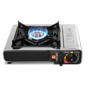 Prezzo competitivo mini portatile all'aperto forno con fornello a gas da campeggio a bruciatore singolo