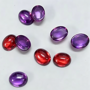 Pierre de zircone cubique ovale taillée en cabochon, prix de gros usine, pour la fabrication de bijoux - Product Image 4