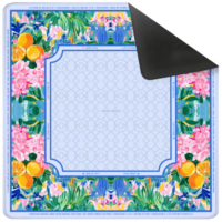 Jeu de Mahjong Américain Violet avec Tuiles Botaniques, Combinaisons Citron et Étoile, Dos Violet Brillant, Cartes Animaux avec Pierres Précieuses pour Soirées Jeux