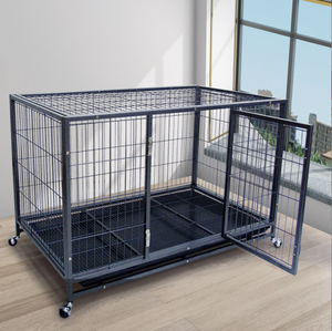 Kandang Anjing Tugas Berat Terbaik Kennel Logam Kuat dan Peti untuk Kandang Anjing Peliharaan Playpen Besar Rumah - Product Image 1