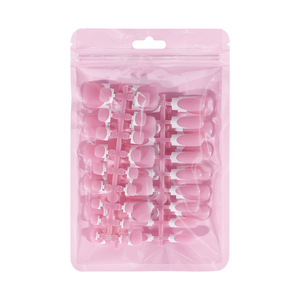 Transfrontalier Offre Spéciale été français carré couverture complète <span class=keywords><strong>faux</strong></span> ongles en plastique longue durée doigt orteil ongles <span class=keywords><strong>mat</strong></span> 60 pièces Pack - Product Image 5