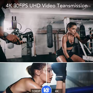 USD252 Livraison Gratuite 4K Portée 400 mètres Émetteur-Récepteur Vidéo Sans Fil Extenseur 1 TX prenant en charge 5 RX VRRIIS W097 <span class=keywords><strong>Pro</strong></span> - Product Image 6