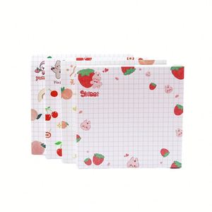 Bloc de Notas Autoadhesivo con Diseño de Frutas y Dulces, 80 Hojas, Material Escolar y de Oficina Esencial para el Regreso a Clases - Product Image 1