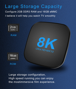 MX10 8K <span class=keywords><strong>Mini</strong></span> Tv Box Certifié Smart Rockchip RK3528 Ddr4 Décodeur Android 13 Mx10 <span class=keywords><strong>Mini</strong></span> 8k Tv Box Android - Product Image 3
