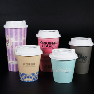 6oz tường đơn Cốc giấy nhỏ dùng một lần 8oz-16oz cốc cà phê giấy nóng với cốc cà phê bao bì giấy Nhà máy cung cấp trực tiếp - Product Image 3