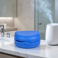 Boîte à prothèses dentaires portable ventilée de qualité alimentaire avec logo personnalisé pour appareils dentaires invisibles et aligneurs, idéale pour les voyages