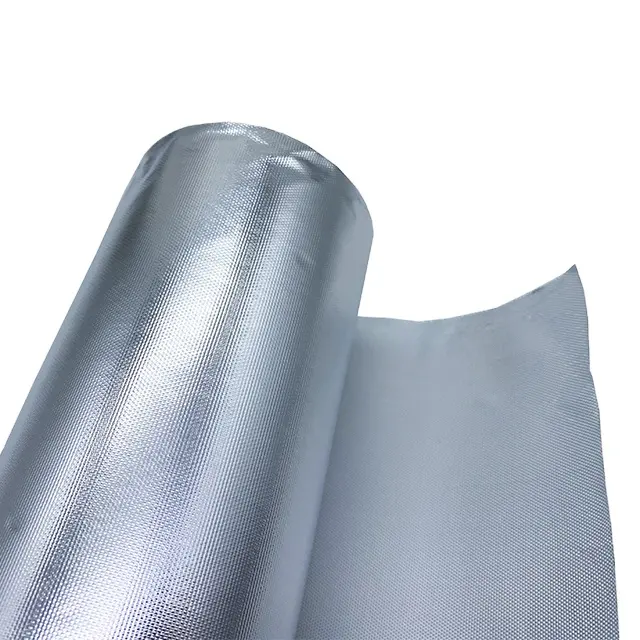 0.2mm Thickness 250g/m2 Aluminum Foil Fiberglass Fabric For Lamination