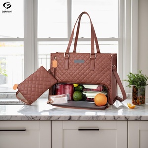 <span class=keywords><strong>Sac</strong></span> <span class=keywords><strong>à</strong></span> Ordinateur Portable de Travail et d'Affaires 2 en 1 Grande Capacité 15,6 Pouces, Compartiment en PU, Fermeture Éclair, <span class=keywords><strong>Sac</strong></span> <span class=keywords><strong>Isotherme</strong></span> <span class=keywords><strong>pour</strong></span> Déjeuner <span class=keywords><strong>pour</strong></span> Femmes - Product Image 5