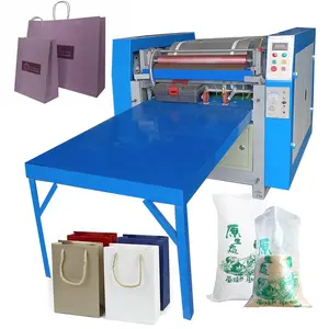 Impresora de automatización Máquina de bolsas de papel de impresión flexográfica para bolsas de papel con máquina de impresión de bolsas de papel