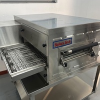 Horno de Túnel para Pizza de 20 Pulgadas de Ancho para Cocina Comercial, con Ventana Abrible y Transportador Apilable para Pizzería, Nuevo