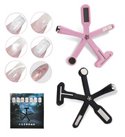 Nouvel Outil Professionnel 6-en-1 pour Effet Œil de Chat 3D, Magnétique Puissant, en Plastique, pour Gel Polish, Multifonction, en Forme de Croix, pour DIY Ongles