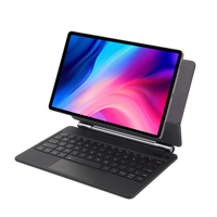 Untuk Tab S7/S8/S9/S9 Fe/S10 Casing Keyboard Kulit PU Anti Kotor USB-C Ringan untuk Tablet 11/12.4/14.6 Inci