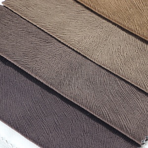 Tela de Terciopelo <span class=keywords><strong>Dobby</strong></span> Marrón 100% Poliéster, Resistente al Agua, para Tapicería de Sofás y Cortinas, Rollo de 280 GSM, Venta Directa de Fábrica Tenghui - Product Image 4