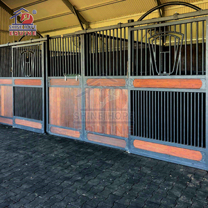 Newly Design Heavy Duty Hot Dip Galvanized Steel <strong>Horse</strong> Stable Building <strong>Horse</strong> <strong>Stalls</strong> With Sliding Door - Product Image 1