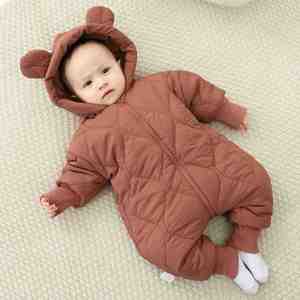 Abrigos Acolchados para Niños de Color Liso, Chaqueta y Pantalones de Nieve Impermeables y Cálidos para Niños - Product Image 2