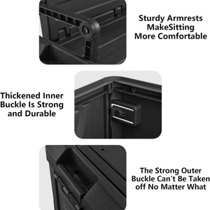 60L Multifunktionale Sitzbox Faltbare Camping-Aufbewahrungsbox Anpassbares Logo PP für Outdoor-Camping Reisen Auto-Aufbewahrung Werkzeuge - Product Image 5