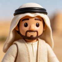 Figurine de personnage islamique arabe en vinyle plastique personnalisé de haute qualité, avec tenue en tissu doux, cadeau promotionnel, jouet figurine