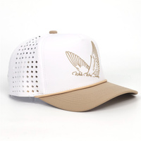 Casquette d'extérieur personnalisée avec logo brodé, visière incurvée, cordon et boucle, en tissu imperméable