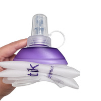 Gourde souple OEM 250ml/500ml pour la course à pied, bouteille d'eau en TPU pour le marathon, le camping et la randonnée
