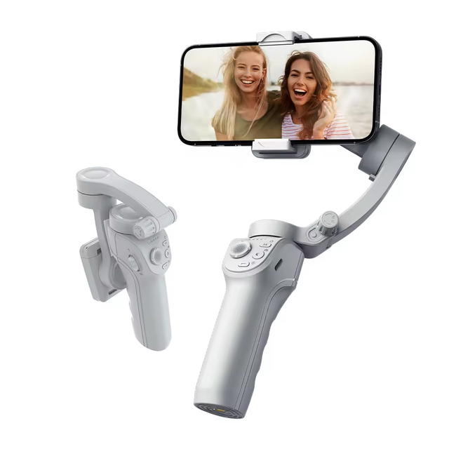 2024 NEW M01AI Three-Axis Face Recognition Dedicated APP Anti-Shake Smart Gimbal With LED Light