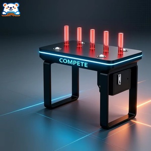 เครื่องเกมอาร์เคดแบบนีออน LED จับแท่งกราฟฟิตีแบบกำหนดเอง ท้าทายปฏิกิริยาตอบสนองอย่างชาญฉลาด เหมาะสำหรับห้างสรรพสินค้าและร้านขายของที่ระลึก - Product Image 1
