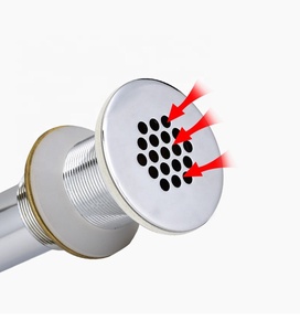 Siphon de sol professionnel européen en laiton léger, à <span class=keywords><strong>clic</strong></span>-<span class=keywords><strong>clac</strong></span>, avec grille, pour salle de bain et hôpital, écologique et facile à installer - Product Image 3