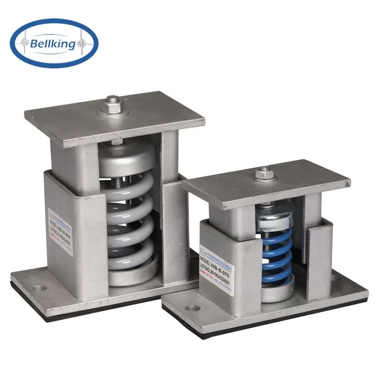 Aislador de vibraciones de resorte de montaje antivibración de alto rendimiento para sistema HVAC