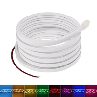 Ruban LED Néon Flexible 0613 SMD 2835 Étanche pour Enseignes Extérieures, Câble Lumineux 12V, Tubes Souples en Silicone