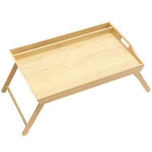 Mesa plegable de bambú personalizada, mesa para computadora, mesa sencilla para desayuno, mesa para descanso, mini escritorio para dormitorio, mesa fácil de usar - Product Image 2