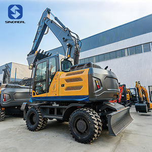 Excavadora Pequeña <span class=keywords><strong>de</strong></span> Ruedas <span class=keywords><strong>de</strong></span> 18 Toneladas, Confiable, Equipada con Cabina para el Conductor, Apta para Construcción Municipal y Obras Viales - Product Image 2