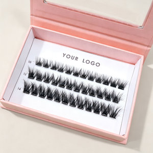 Extensions de cils pré-encollées <span class=keywords><strong>Manga</strong></span>, bande extensible, 100% faites à la main, tenue 3-10 jours, vente en gros Europe, approvisionnement personnalisé B2B - Product Image 1