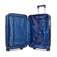 Valise à roulettes unisexe universelle personnalisée 20 "24" 28 "PP Cartoon Travel Set Wheel Spinner Caster TSA Aluminium Vente en gros