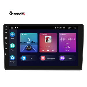 Autoradio Podofo 9 ''Android 13 pour <span class=keywords><strong>Fiat</strong></span> <span class=keywords><strong>Panda</strong></span> 2003-2012 CarPlay Android <span class=keywords><strong>Auto</strong></span> GPS WiFi BT FM RDS Fascia Panel OEM/ODM Factory - Product Image 1