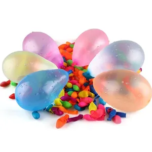 Globos de agua niños juguetes de látex reutilizable inflable globos de agua de relleno