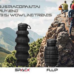 Venta al por mayor protección del medio ambiente deportes <span class=keywords><strong>de</strong></span> grado alimenticio 500Ml <span class=keywords><strong>granada</strong></span> <span class=keywords><strong>de</strong></span> mano Gel <span class=keywords><strong>de</strong></span> sílice botella <span class=keywords><strong>de</strong></span> agua potable - Product Image 2