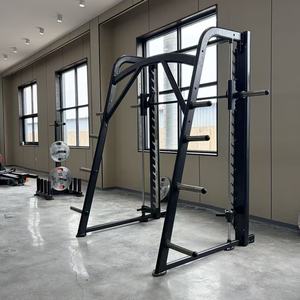 PowerX Commercial Vertical Assisted Smith Machine <span class=keywords><strong>D</strong></span> Frame Counterbalanced Design Heavy Duty Steel Power Rack Gym Equipment - Product Image 5