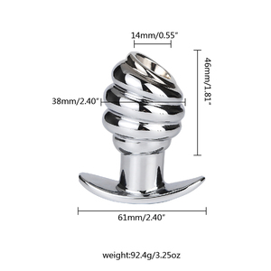 Il miglior <span class=keywords><strong>Sex</strong></span> <span class=keywords><strong>Toy</strong></span> anale per adulti con filo diagonale vuoto di Super qualità - Product Image 6
