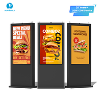 Pantalla Digital para Exteriores de 55 Pulgadas con Alto Brillo, Android 4G