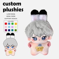10cm mignon pilotes imprimé coton poupée amour et espace profond thème été à jour QInche peluche Figure jouet