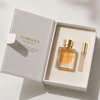 Boîte en papier personnalisée pour parfum 50 ml, pour huile essentielle d'Oud 10 ml, emballage avec compte-gouttes, coffret de parfum magnétique haut de gamme
